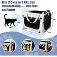 thumbnail image 2 of Extra Large Soft-Sided Cat Carrier for Car Travel with Top Load and 4 Openings, 2 of 6