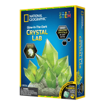 National Geographic Glow-in-the-Dark Crystal Grow Lab Kit for Child 8 years and up