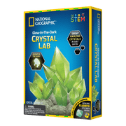 National Geographic Glow-in-the-Dark Crystal Grow Lab Kit for Child 8 years and up