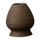 thumbnail image 4 of Porta batidor de té matcha, elaboración ceremonial del té, porta batidor tradicional Chasen marrón oscuro, 4 of 9