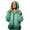Green Winter Coats for Women, variant on Quilted Jackets for Women Full Zipper Lightweight Padded Down Jacket Winter Outerwear with Pockets