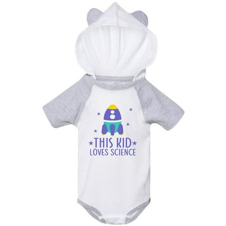

Inktastic Rocket Ship This Kid Loves Science Gift Baby Boy or Baby Girl Bodysuit