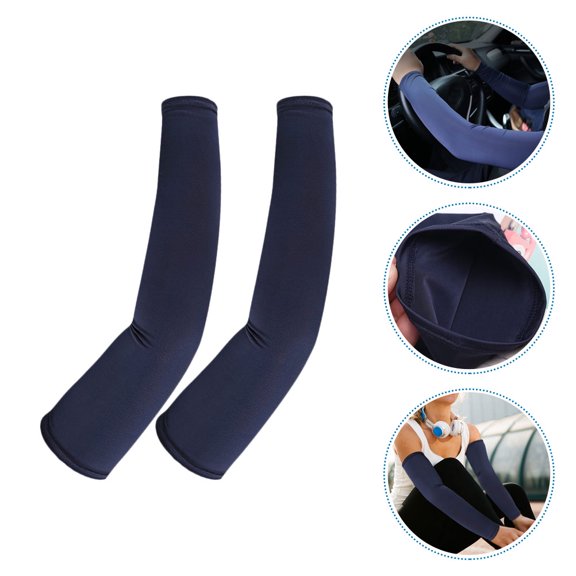 UPKOCH 1 Pair Protective Arm Sleeves UV Protection Polyester Arm Sleeves for Summer Activities