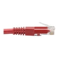 thumbnail image 5 of Eaton Tripp Lite Series Cat6 Gigabit Molded (UTP) Ethernet Cable (RJ45 M/M), PoE, Red, 50 ft. (15.24 m) - Patch cable - RJ-45 (M) to RJ-45 (M) - 50 ft - UTP - CAT 6 - IEEE 802.3ab/IEEE 802.5 - molded, solid - red, 5 of 6