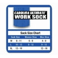 thumbnail image 2 of Carolina Ultimate Mens Womens Merino Wool Non-Binding Seamless Ribbed Crew Socks 2 Pair Pack, 2 of 5