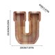 thumbnail image 5 of Lata de ahorros de madera con letras en inglés, lata de ahorros de vidrio transparente, alcancía, 5 of 6