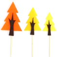 thumbnail image 1 of Coxeer Cake Topper Set Felt Plant Cute Cake Pick Cupcake Decoration Stick for Birthday, 1 of 10