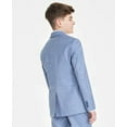 thumbnail image 3 of Tommy Hilfiger BLUE Big Boys Modern-Fit Stretch Sharkskin Suit Jacket, US 14, 3 of 4