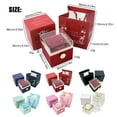 thumbnail image 3 of Timeless Rose Jewelry Box with Eternal Rose: Gift for Mothers, Wives, Valentines, Anniversaries – Keepsake Box with Velvet Interior And Rotating Design. Harlik, 3 of 9