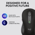 thumbnail image 4 of Logitech Signature M650 L Ratón inalámbrico de tamaño completo - para manos de gran tamaño, batería de 2 años, clics silenciosos, botones laterales personalizables, Bluetooth, compatibilidad con múlti, 4 of 5