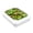 White, variant on Plastic Aluminum Foil Tray (with Lid) - Flip-Top Tray - Portable Casserole Dish, Stackable Plastic Aluminum Foil Tray Holder for Home & Travel