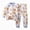 H234-Light Blue, variant on TOWED22 Toddler Baby Girl Boy Fall Winter Clothes Outfits 2pcs Long Sleeve Hoodie Sweatshirt Tops Elastic Waist Pants Set Cartoon Print Clothing(Pink,3-6 M)