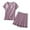 Purple1, variant on Jalioing 2 Piece Loungewear Set Womens Spaghetti Strap Top with Padded and Shorts Pajamas Sets