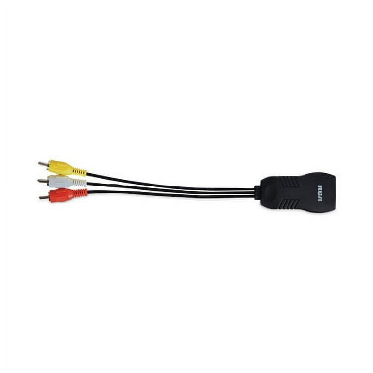 RCA Composite Adapter, Black RCA Composite Adapter, Black
