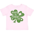 thumbnail image 3 of Inktastic Happy St. Patrick's Day Shamrock in Green Boys or Girls Toddler T-Shirt, 3 of 5