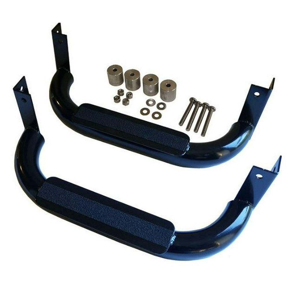 Mega Sport Steps Black for EZGO TXT/Medalist Golf Carts 1994+