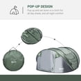 thumbnail image 3 of Outsunny 5 Person Automatic Instant Camping Tent with a Water-Fighting Polyester Rain Cover, Easy Pop-Up Design, & 2 Mesh Windows with Covers, 3 of 9