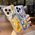 thumbnail image 4 of Funda de teléfono Anime Digimon para iPhone 16 15 14 13 12 11 Mini Pro Max X XR XSMax 7 8 Plus SE20 cubierta transparente, 4 of 5