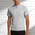 thumbnail image 2 of Yuncity Mens T-Shirts Plus Size Crew Neck Short Sleeve Solid Color Summer Relaxed Outdoor Daily Wear Men's Tops Size 4Xl Grey, 2 of 4