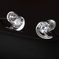 thumbnail image 3 of Paire de Boucles d'Oreilles Clous pour Femmes Bijoux de Mariage, 3 of 4