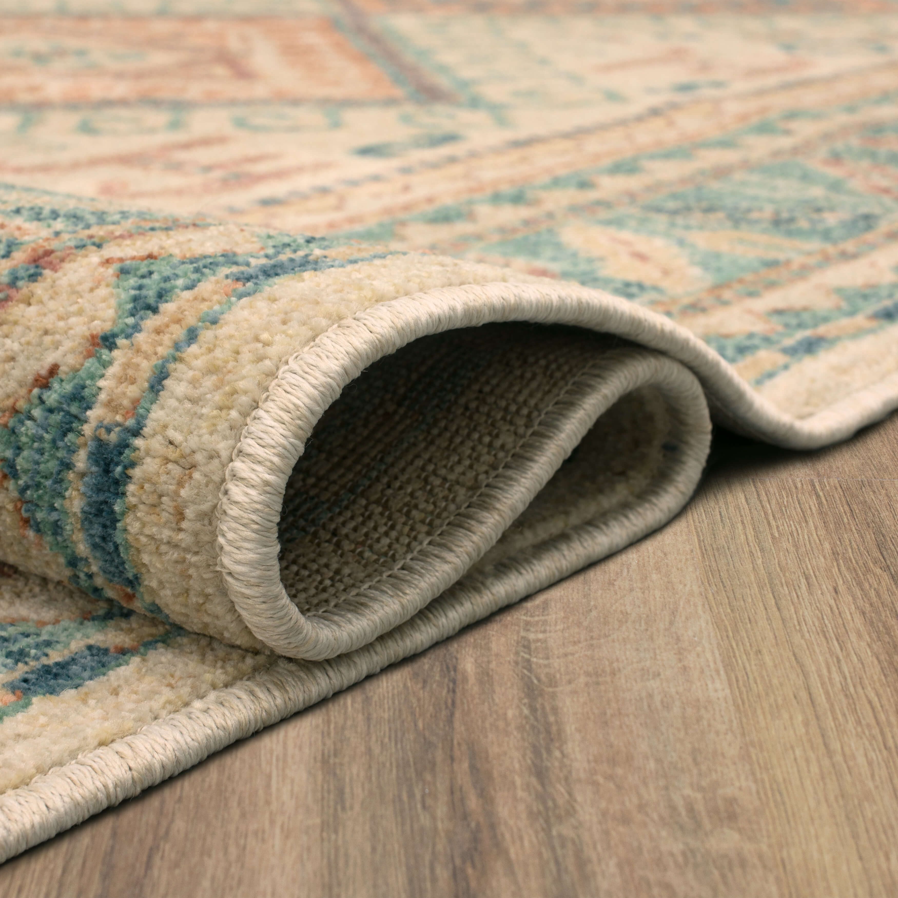 Mohawk Home Choteau Woven Polyester Indooor Area Rug, Tan, 5' x 8'