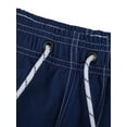 thumbnail image 6 of LELINTA Mens Swim Trunks Board Shorts Bathing Suits Elastic Waist Drawstring Blue/ Red, Up Size To 4X-Large, 6 of 8