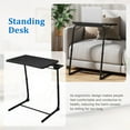 Veryke 2pcs Foldable TV Tray Table with Cup Holder, Custom Height