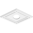 thumbnail image 2 of 20"W x 13 3/8"H x 4"ID x 7"C x 1"P Diamond Architectural Grade PVC Contemporary Ceiling Medallion, 2 of 11