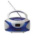 thumbnail image 2 of 120V CD Boombox with Bluetooth - Blue, 2 of 2