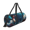 thumbnail image 2 of Bingfone Fantasy Underwater Adventure Print Gym Duffle Backpack for Men Women,Travel Weekender Carry-On Bags with Detachable Back Pack Straps for Traveling Overnight Climb Sports, 2 of 7