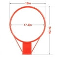 thumbnail image 2 of 2 Packs 18" Basketball Replacement Rim Hoop Over The Door & Wall Mount Heavy Duty Basketball Net Replacement Indoor Basketball Hoop Basketball Rim Hoop All Weather Fits Standard Rims, 2 of 7