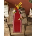 thumbnail image 4 of Table Runners 90 Inches Long Dress Scarves, Red Retro Greek Key Farmhouse Coffee/Dining/Kitchen Table Runner for Living Room, Geometric Greece Ancient Rustic 13x90 Inch, 4 of 7