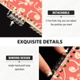 thumbnail image 4 of Haosy Elegant Coral Flower Plant Notebooks 1-subject Journal 60 Sheets A5 College Ruled Paper Detachable Ring 8.3"x5.7", 4 of 8