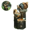 thumbnail image 2 of Estatua De Fuente De Agua De Ardilla De Resina Creativa Estatua De Jardín De Animales Fuente De Patio De Alta Para Decoración De Jardín De Paisaje Al Aire Libre Advancent HA014327-00, 2 of 6