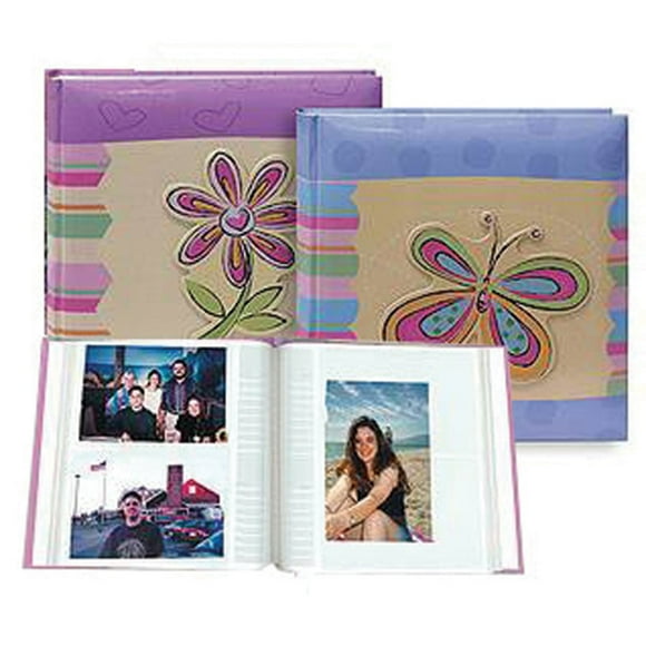 Pioneer Album Mémo 4x6 à Rayures Bidirectionnel DA-200Z avec Appliqué 3D