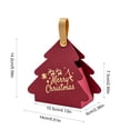 thumbnail image 2 of Ouuluon Tree Shaped Gift Box, Foldable Cardboard Treat Box for Xmas Party Favors Present, 2 of 6