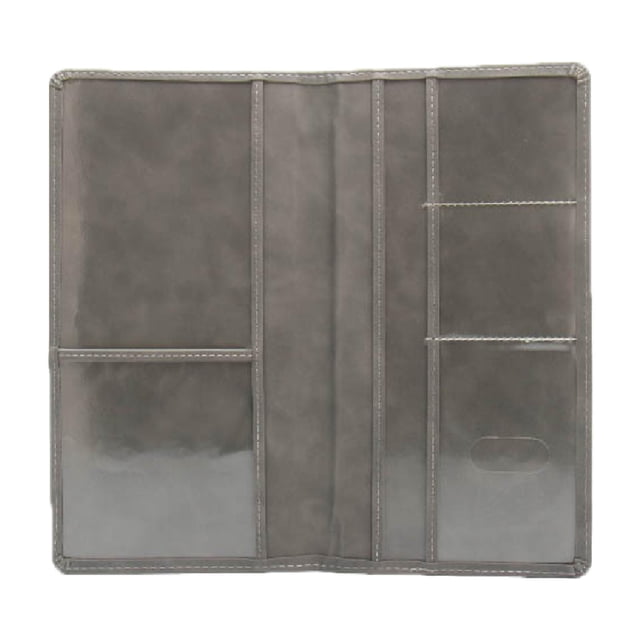 Xuanheng Car Registration Insurance Card Holder Multipurpose Stylish Protective Cover Gray