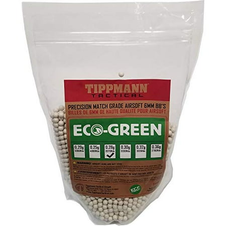 Tippmann ECO-Green Precision Match Grade 6mm Airsoft BB s White