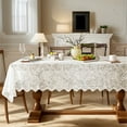 thumbnail image 3 of KCAHPAN Exquisites Lace Tablecloth Table Cover for Elegant Homes and Event Decoration, 3 of 13
