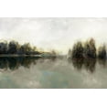 thumbnail image 2 of Nan 18x13 Gold Ornate Wood Framed with Double Matting Museum Art Print Titled - Rainy Sunset, 2 of 4
