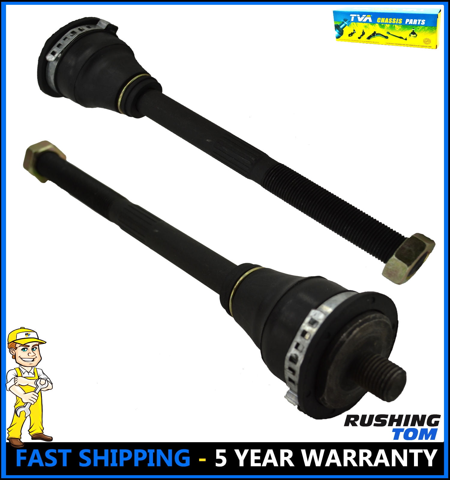 Front Inner Tie Rod Suspension Kit for Dodge Dakota Durango 19971999