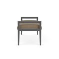 thumbnail image 2 of Pemberly Row Waiting Reception 2 Seat Bench Wood Frame in Brown, 2 of 5