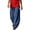 45Blue257, variant on XAOFW Plus Size Wide Leg Pants For Women Loose Fit Elastic Waist Casual Harem Trousers Everyday Comfort Palazzo Pants For Women Breathable Bottom XXXL