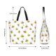thumbnail image 5 of Balery Bee Bolsa Tote Estilo Estético con Cremalleras, Bolsa de Hombro, Bolsa de Compras Grande y Plegable, 5 of 8