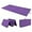 Violet, variant on NALYL 4'x8' Gymnastics Mat, 2" Thick Folding Tumbling Mat with Carrying Handles, Foldable Gym Mat with Hook and Loop Fastener, Cheer Mats for Kids Adults Home Exercise Aerobics Fitness, Blue/Pink
