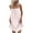 White, variant on fatyb Womens Summer Dresses Tie Spaghetti Strap Mini Dresses Square Neck Loose Beach Cami Dresses