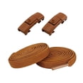 thumbnail image 3 of Cordones elásticos sin atar Accesorios para zapatos cómodos Cordones elásticos para zapatos Marrón, 3 of 8