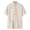 Beige, variant on Men's Short Sleeve Tshirts Cotton Lapel Button Down Print Lapels Shirts Outdoors Breathable Tees T Shirt Summer Shirts Men
