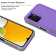 thumbnail image 6 of Njjex for Samsung Galaxy A13 5G Case, Galaxy A13 Case Dual Layer Rubber Protection Cover Anti-Scratch Protective Slim Lightweight Shockproof Heavy-Duty Case for Samsung A13 5G- Purple, 6 of 6