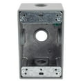 thumbnail image 2 of Commercial Electric WSB550XG 1/2 in. Gray 1-Gang 5-Holes Weatherproof Box, 2 of 2